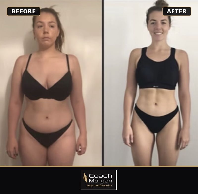Sophie before and after – 10kg lost